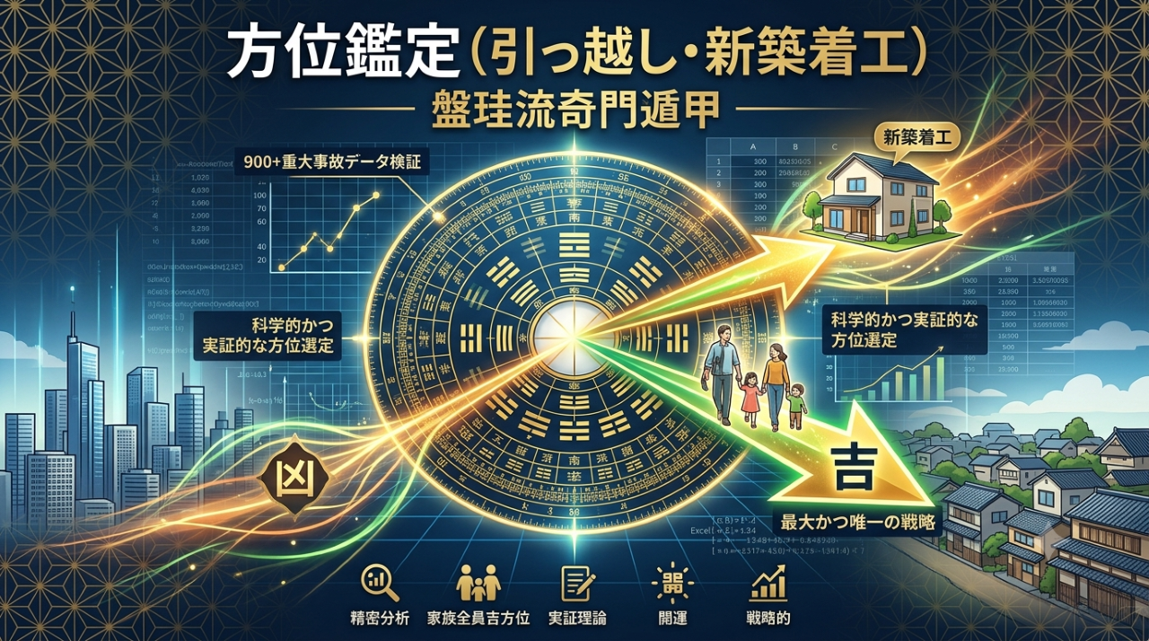 方位鑑定 引っ越し 着工 奇門遁甲